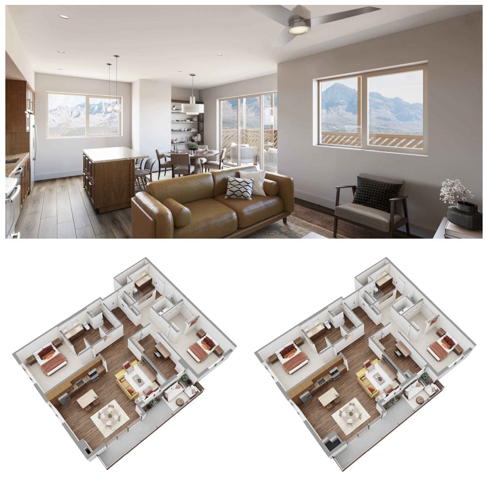 La Posada Pusch Ridge Bougainvillea Floor Plan