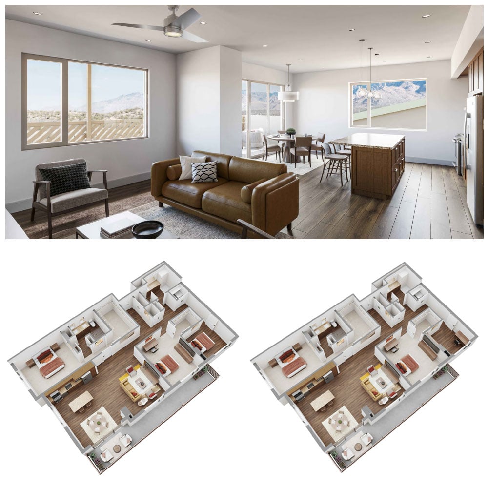 La Posada Pusch Ridge Desert Rose Floor Plan