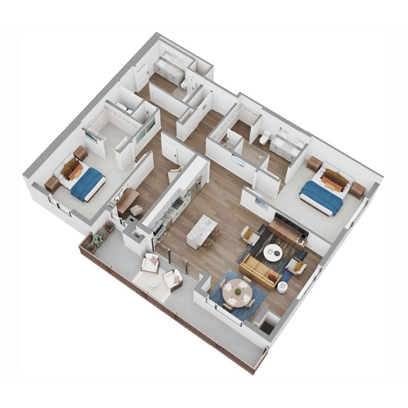 La Posada Pusch Ridge Zinnia Floor Plan